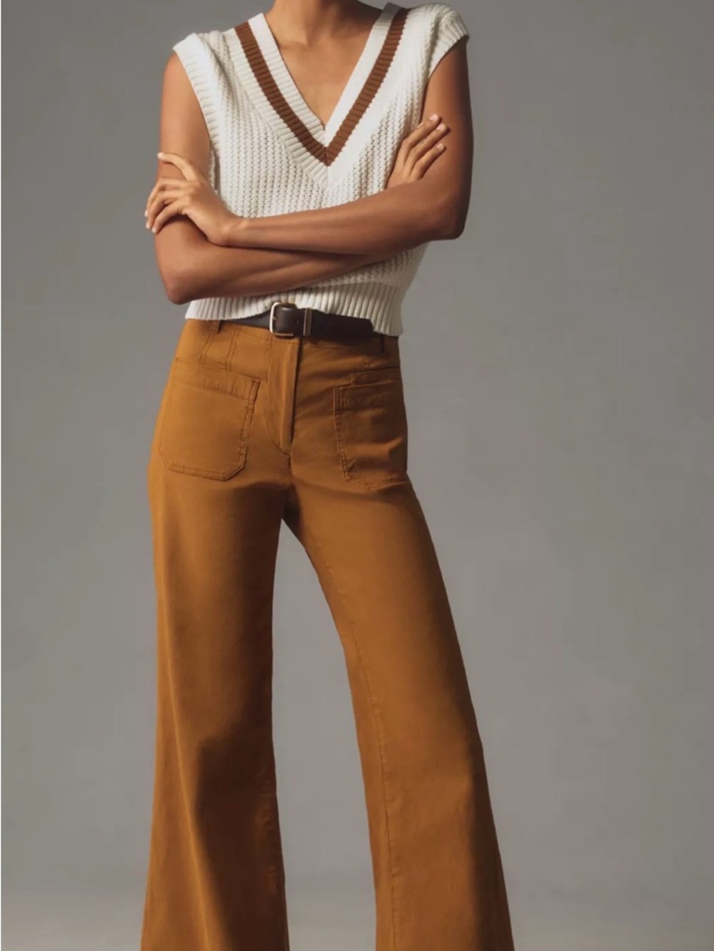 Anthropologie Maeve Junie High-Rise Flare Pants Magic Fabric Edition Size 25